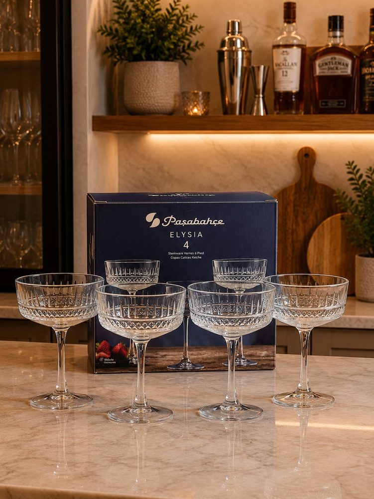 4pc Wine Glass Set (Elysia)
