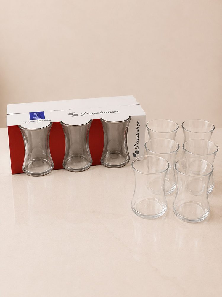 6pc Turkish Glasses (Mist)