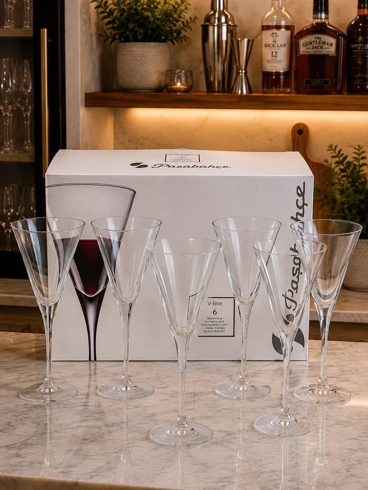 6pc Wine Glass Set (V-Line)