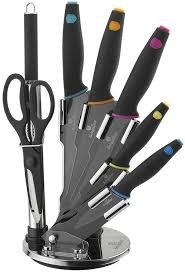 Berlingerhaus Knife Set (8pc Multi Colour)