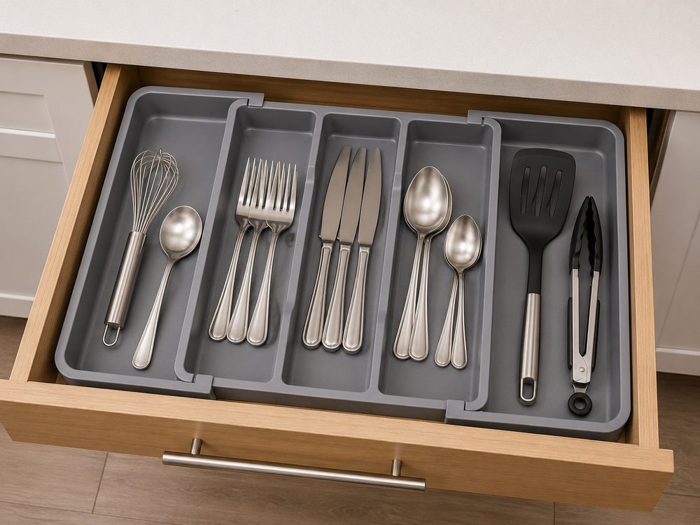 Extendable Kitchen Drawer Organizer (38*33-57*5cm)