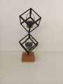 2 Tiered Cube Decor Candle Holder