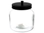 Glass Jar with Black Lid (2L)
