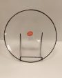 Clear Glass Charger Plate (Silver Rim)