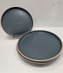 Ceramic Plate (Dark Grey)