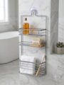 3-Tier Shower Caddy (Matte Grey)
